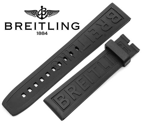 breitling black buckle 20mm|authentic breitling watch bands.